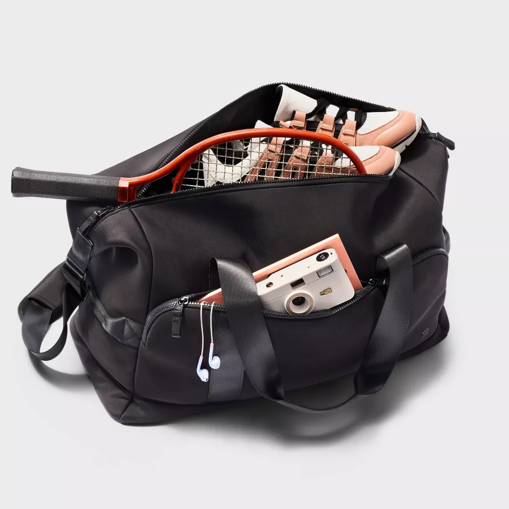 Faux Neoprene Weekender Bag - Image 3